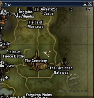 The Cemetery map
